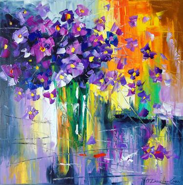Print of Abstract Floral Paintings by Olha Darchuk