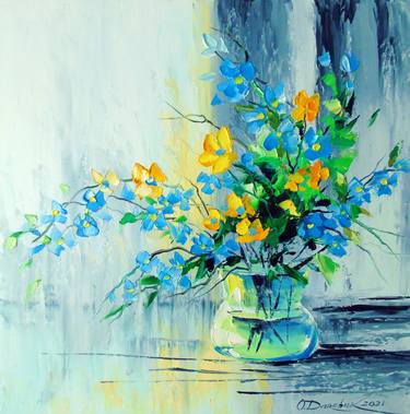 Print of Expressionism Floral Paintings by Olha Darchuk