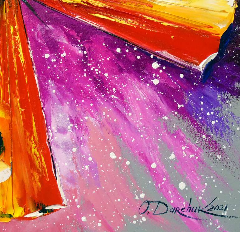Original Abstract Animal Painting by Olha Darchuk