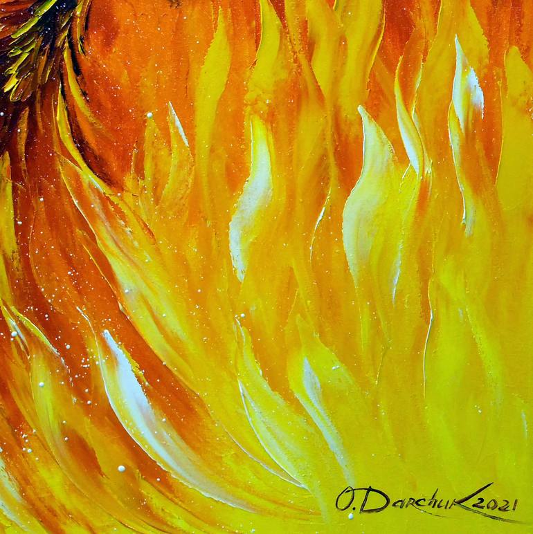 Original Abstract Animal Painting by Olha Darchuk