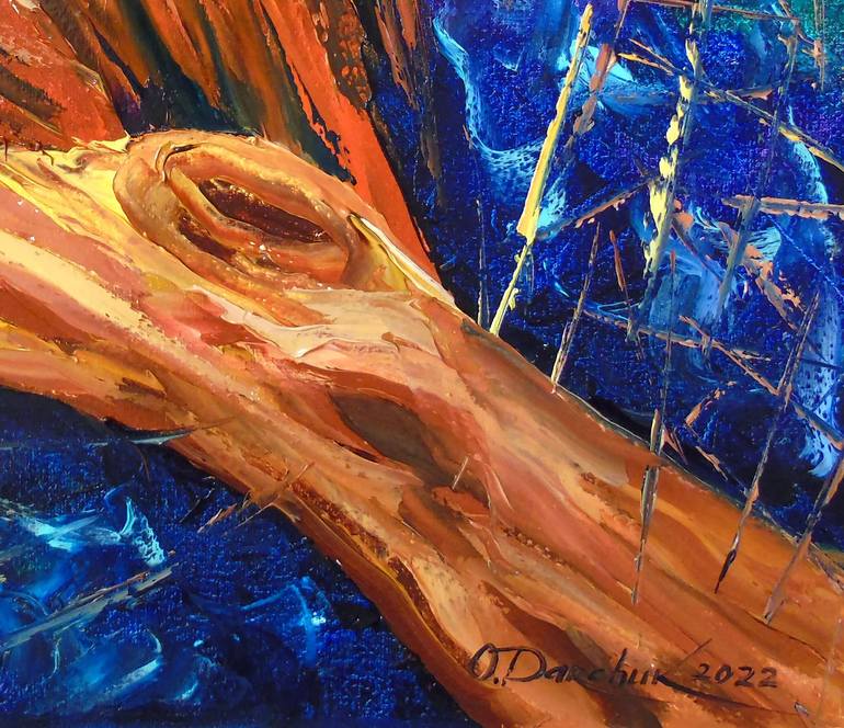 Original Abstract Animal Painting by Olha Darchuk