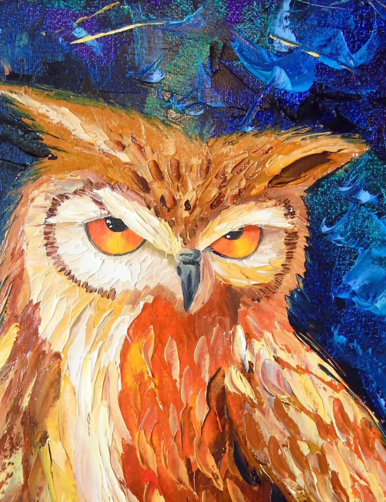 Original Abstract Animal Painting by Olha Darchuk