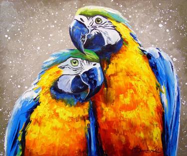 Original Fine Art Animal Paintings by Olha Darchuk