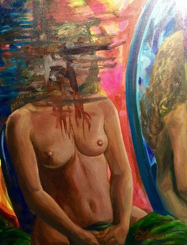 Print of Nude Paintings by manuel cadag
