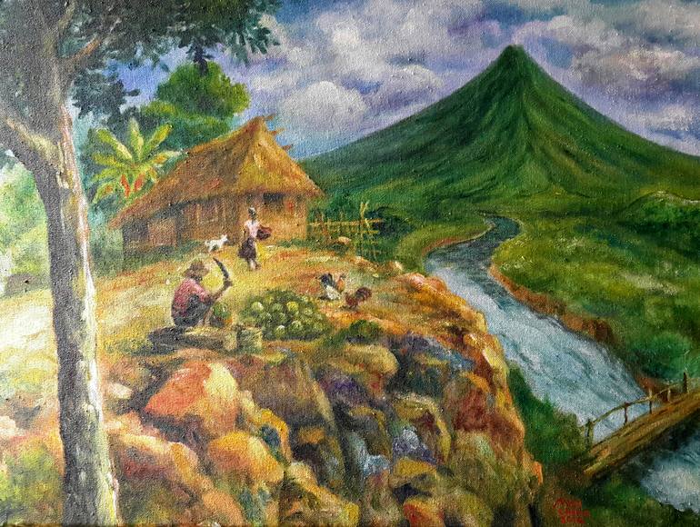 Mayon Scene 1 - Print