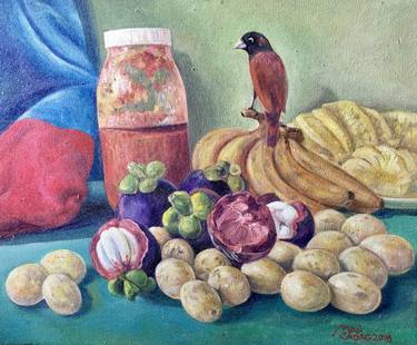 Print of Realism Still Life Paintings by manuel cadag
