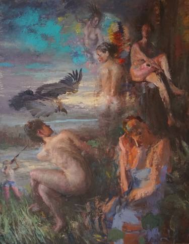 Print of Erotic Paintings by Leonardi Manuel