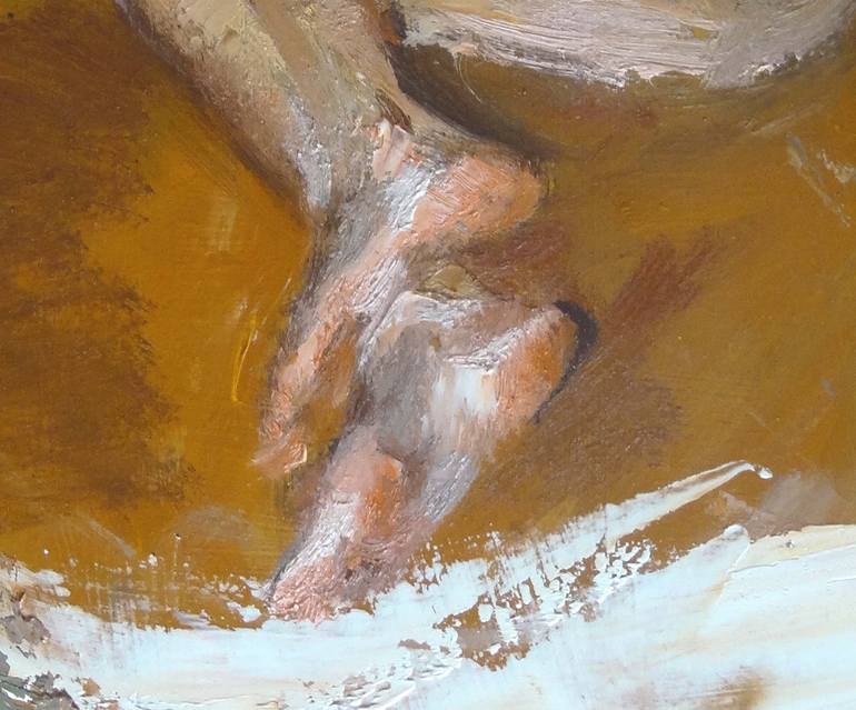 Original Expressionism Erotic Painting by Leonardi Manuel