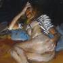 I love to paint girl, naked , dressed, out, or in the studio, it is always an adventure