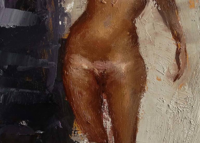 Original Erotic Painting by Leonardi Manuel
