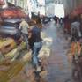 One of the most popular street of Paris , working people , funny people, looking for everything in the city