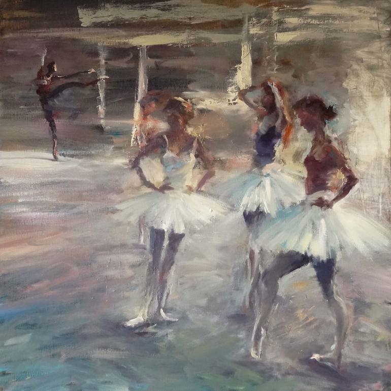 Dancers Painting by Leonardi Manuel | Saatchi Art