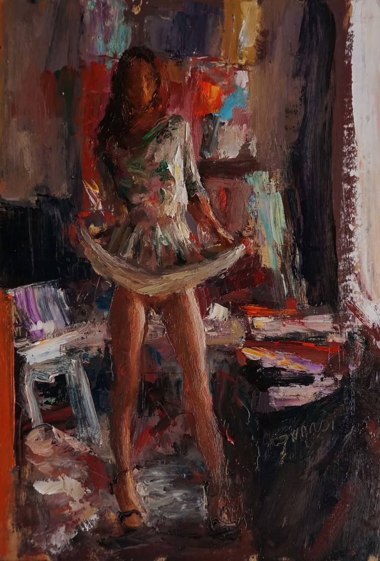 Painting by Leonardi Manuel Saatchi photo