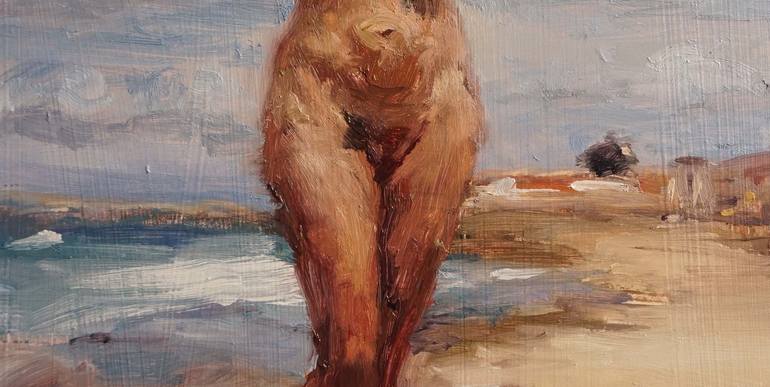 Original Figurative Nude Painting by Leonardi Manuel
