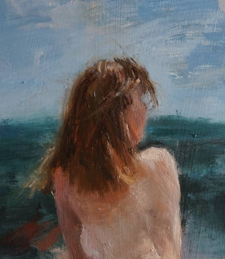 Original Figurative Nude Painting by Leonardi Manuel