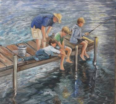 Original Impressionism Family Paintings by Patricia Donald