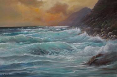 Original Expressionism Seascape Paintings by Patricia Donald