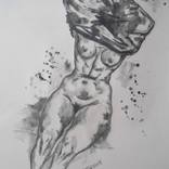 ''Nude undressing herself '' by ggjjhlk jhgjgv