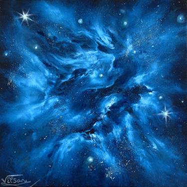 Original Outer Space Paintings by Veronica Vilsan