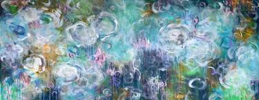 Original Abstract Expressionism Floral Painting by Veronica Vilsan