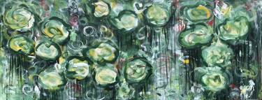 Original Abstract Expressionism Floral Painting by Veronica Vilsan