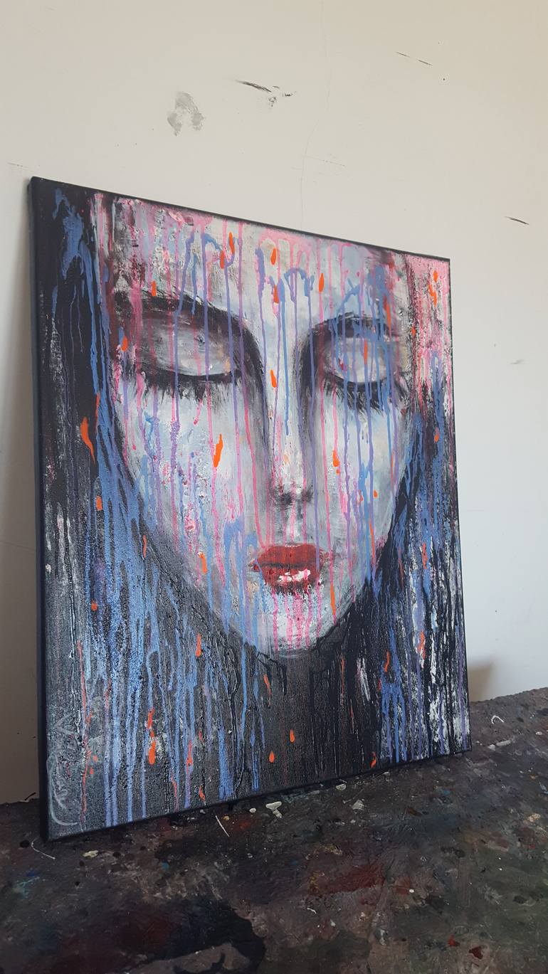 Original Figurative Women Painting by Veronica Vilsan