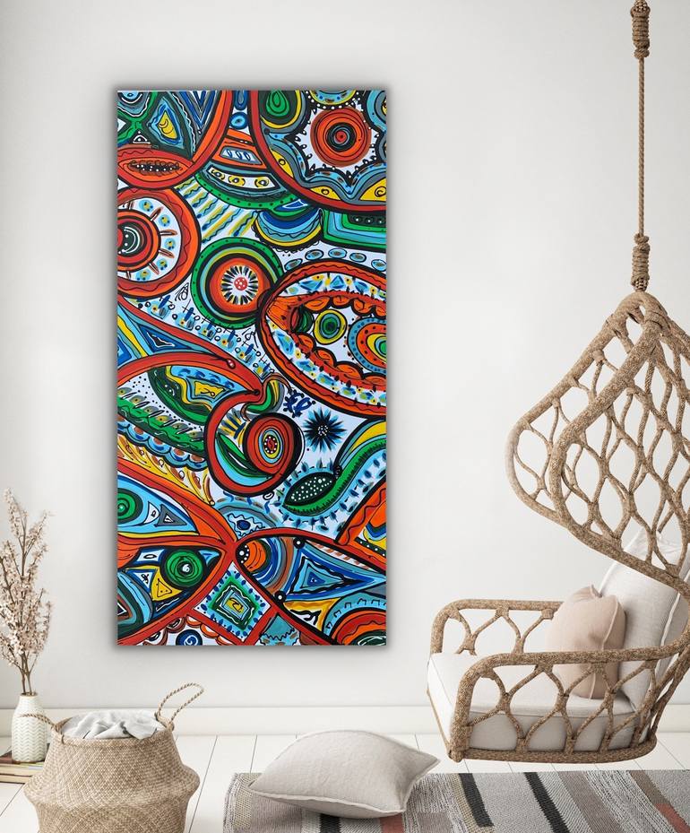 Original Abstract Painting by Veronica Vilsan