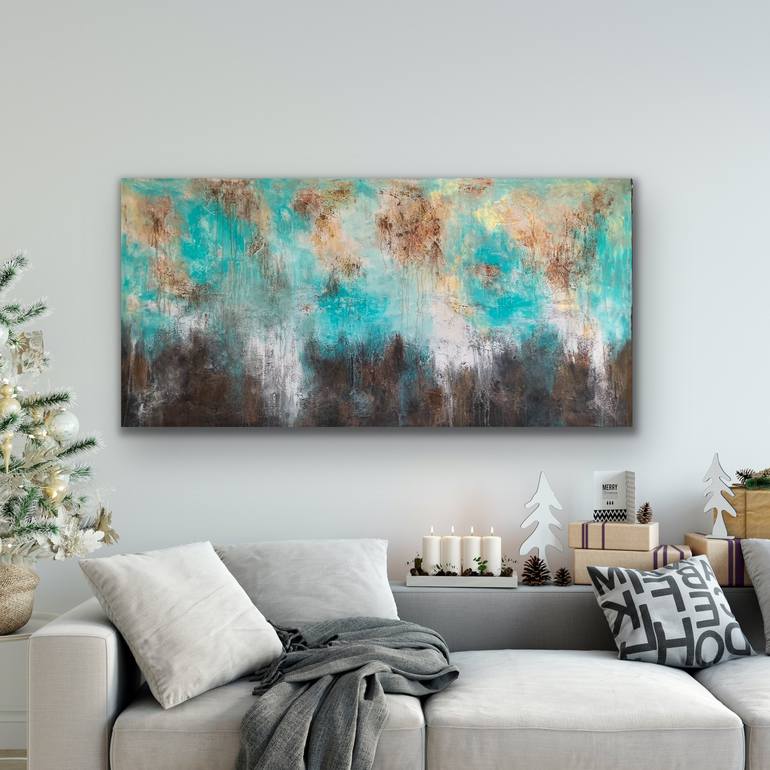 Original Abstract Expressionism Abstract Painting by Veronica Vilsan