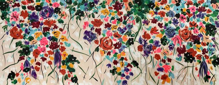 Original Floral Painting by Veronica Vilsan