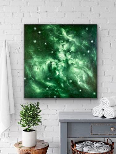 Original Abstract Outer Space Paintings by Veronica Vilsan