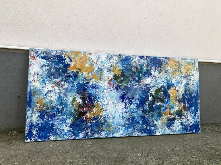 Original Abstract Expressionism Abstract Painting by Veronica Vilsan