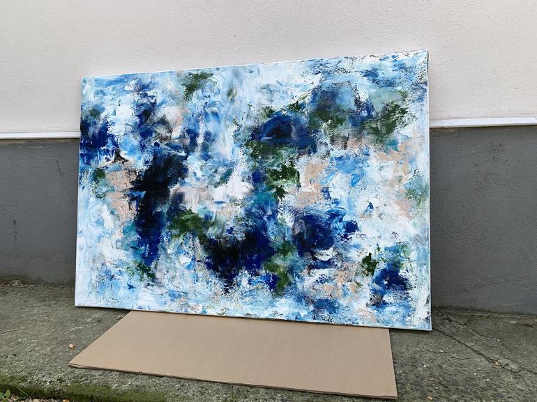 Original Abstract Expressionism Abstract Painting by Veronica Vilsan