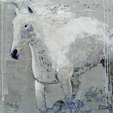 Original Painterly Abstraction Animal Painting by Dara Daniel