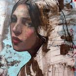 Girl with the Blue Stare by Rosso Emerald Crimson