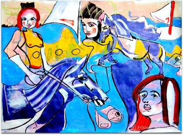 Original Expressionism World Culture Paintings by Fritzsch Anneliese