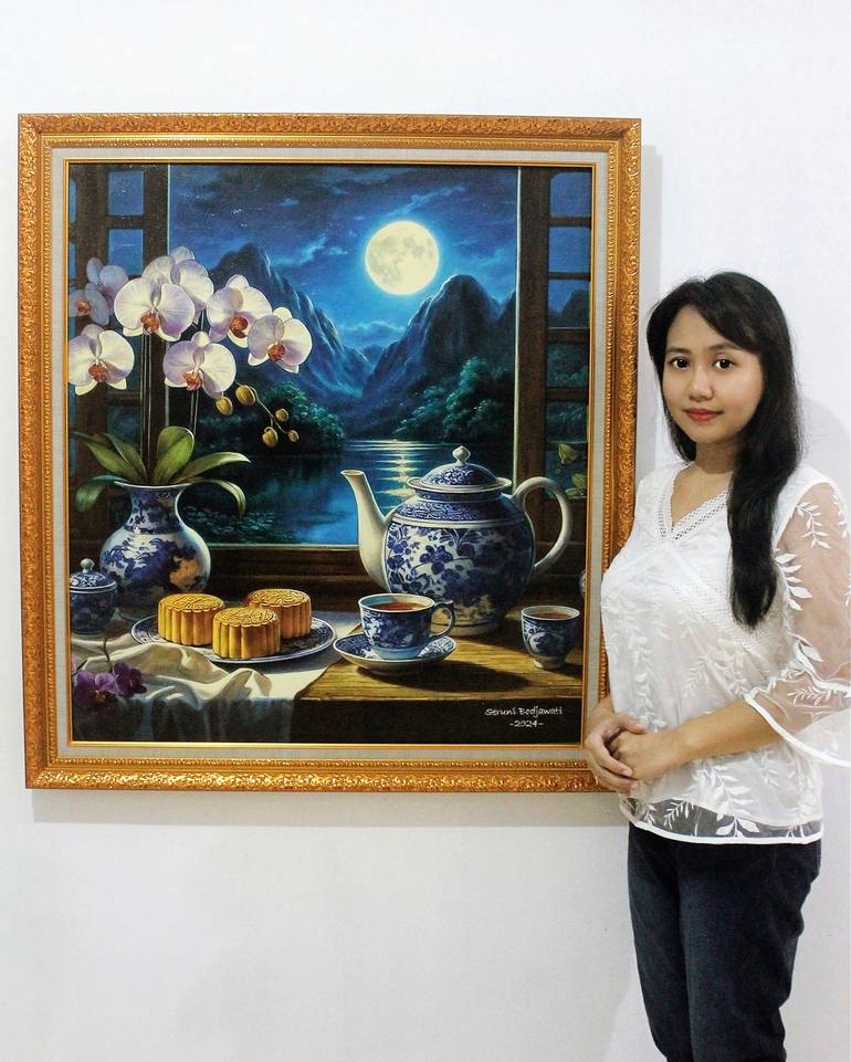 Original Realism Still Life Painting by Seruni Bodjawati
