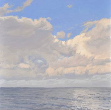 Print of Seascape Paintings by ANNE BAUDEQUIN