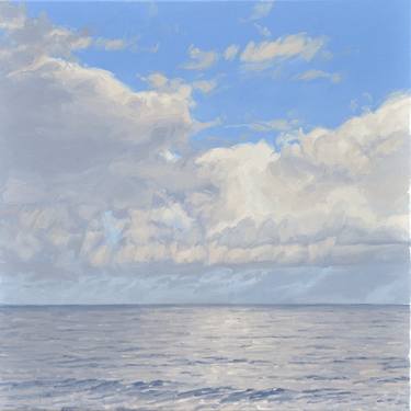 Print of Seascape Paintings by ANNE BAUDEQUIN