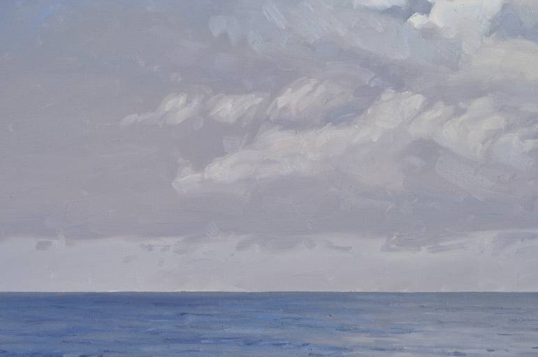 Original Impressionism Seascape Painting by Anne Baudequin