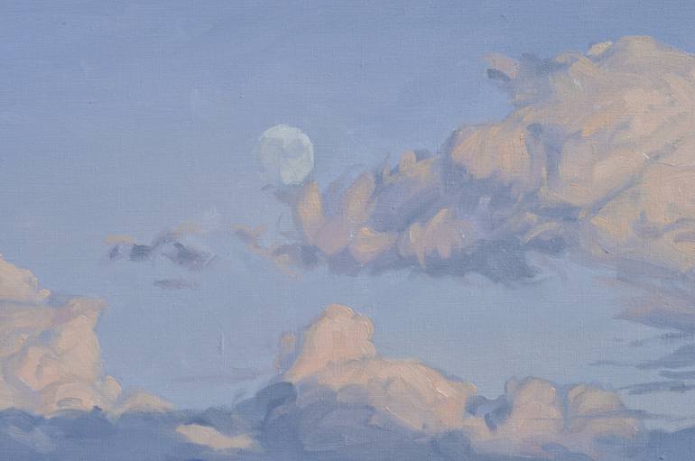 Original Impressionism Landscape Painting by Anne Baudequin