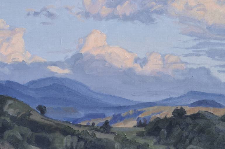 Original Impressionism Landscape Painting by Anne Baudequin