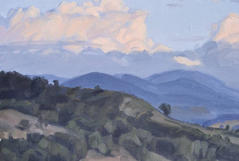 Original Impressionism Landscape Painting by Anne Baudequin