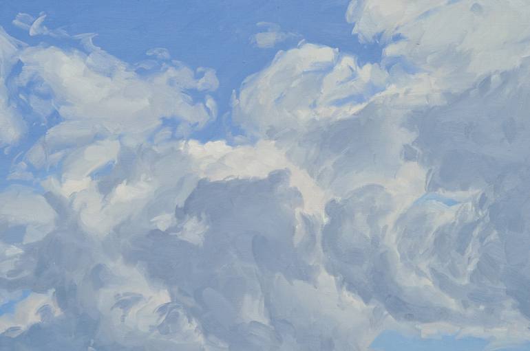 Original Impressionism Landscape Painting by Anne Baudequin