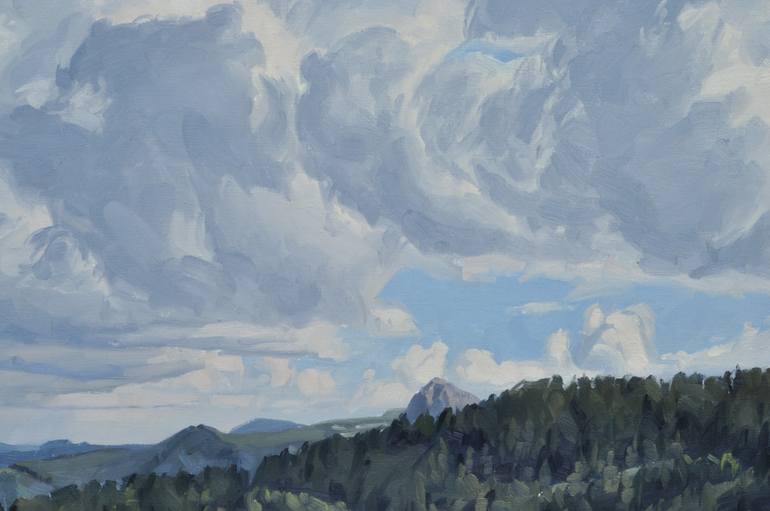 Original Impressionism Landscape Painting by Anne Baudequin