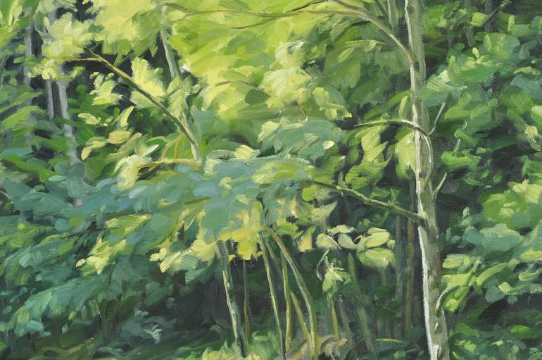 Original Impressionism Landscape Painting by Anne Baudequin