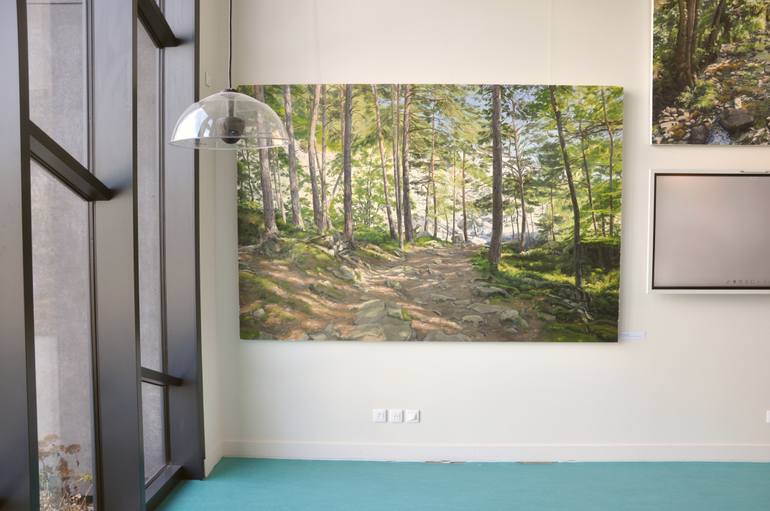 Original Realism Landscape Painting by Anne Baudequin