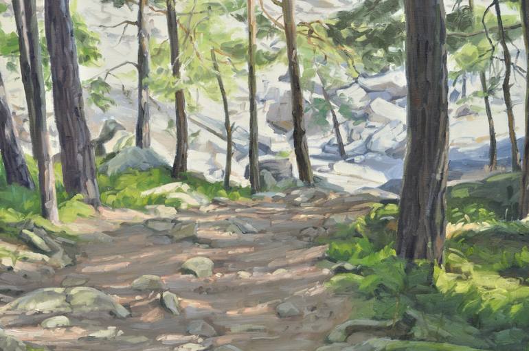 Original Realism Landscape Painting by Anne Baudequin