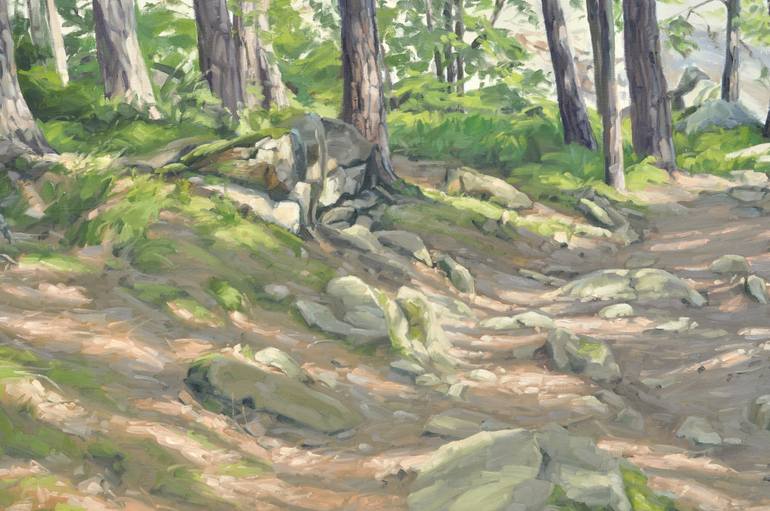 Original Realism Landscape Painting by Anne Baudequin