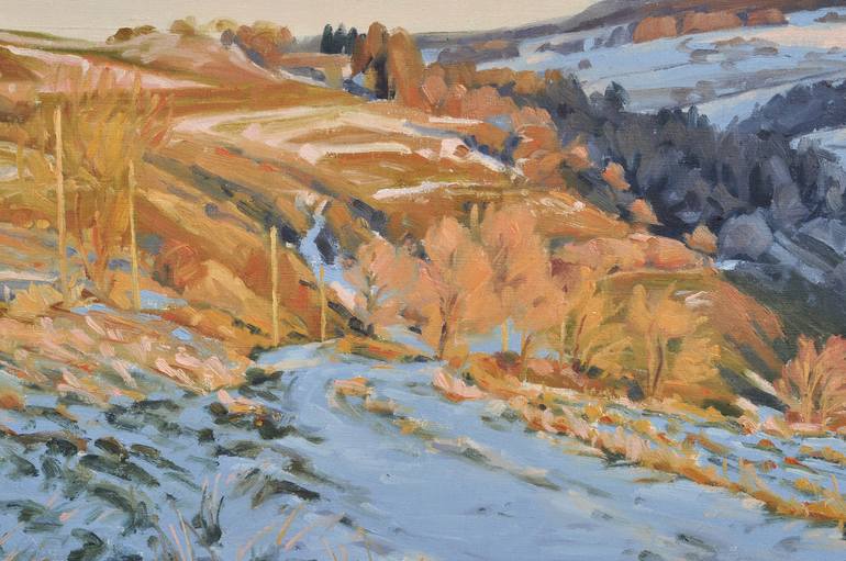 Original Figurative Landscape Painting by Anne Baudequin