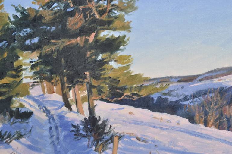 Original Figurative Landscape Painting by Anne Baudequin